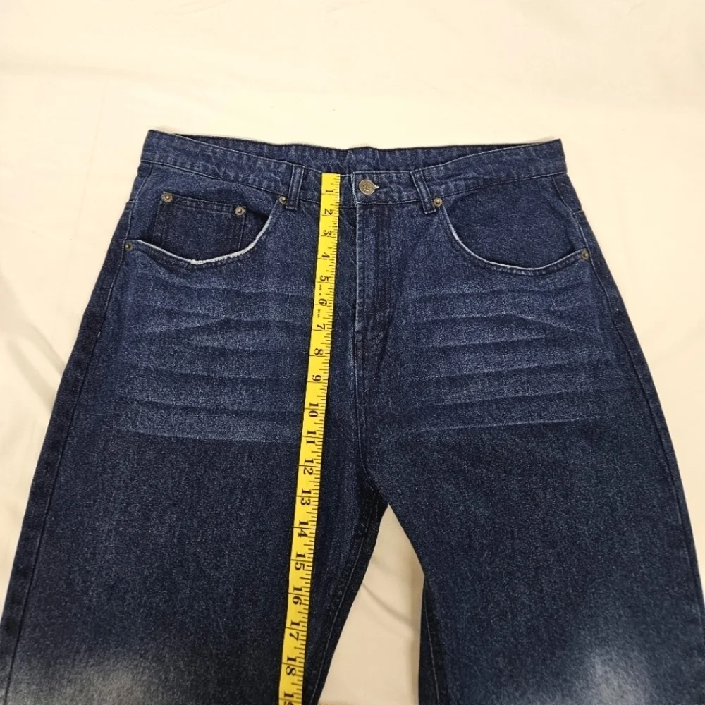 Young & Reckless Dip Dye Jeans In Blue Size 36 NWT